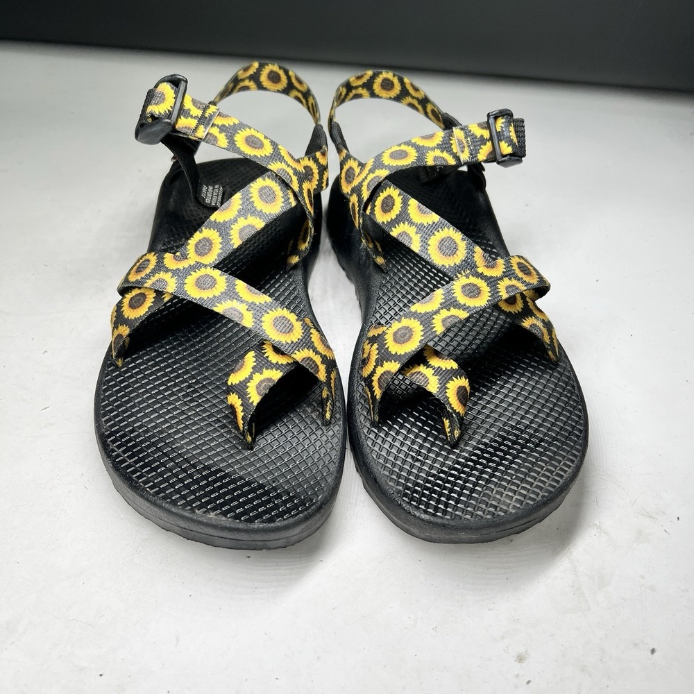 Women's Chaco Z Sandals With Sunflowers Print Size 11